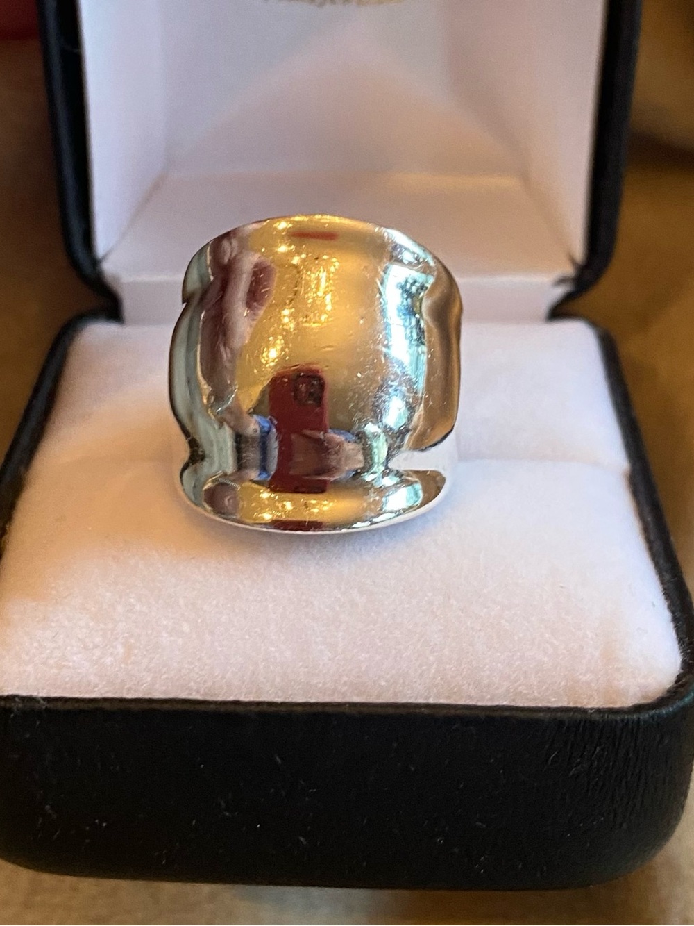 Sterling Silver Dome Statement Ring - Women Jewelry